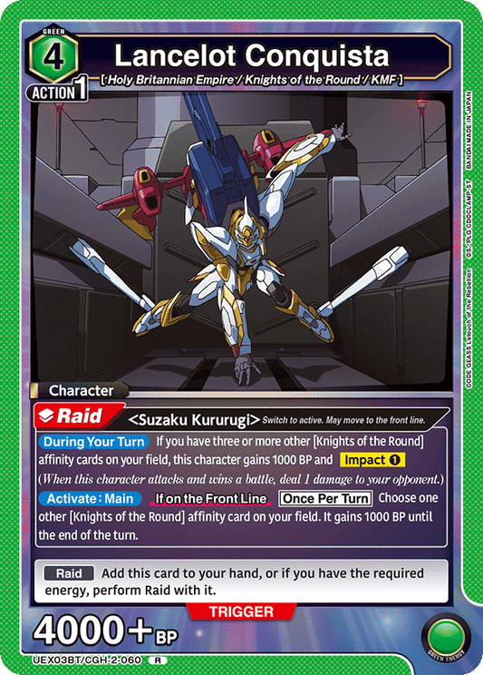 Lancelot Conquista (Character) (UEX03BT/CGH-2-060) (R)