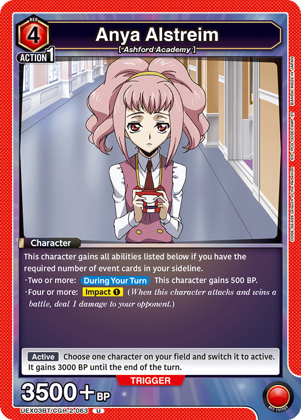 Anya Alstreim (Character) (UEX03BT/CGH-2-063) (U)