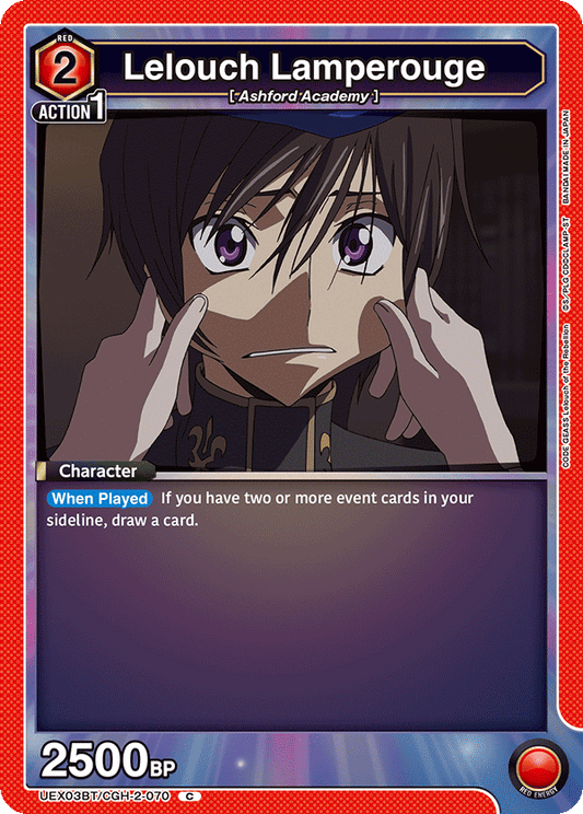 Lelouch Lamperouge (Character) (UEX03BT/CGH-2-070) (C)