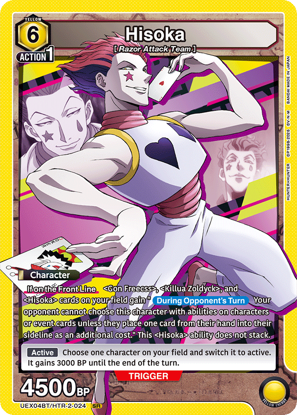 Hisoka (Character) (UEX04BT/HTR-2-024) (SR)