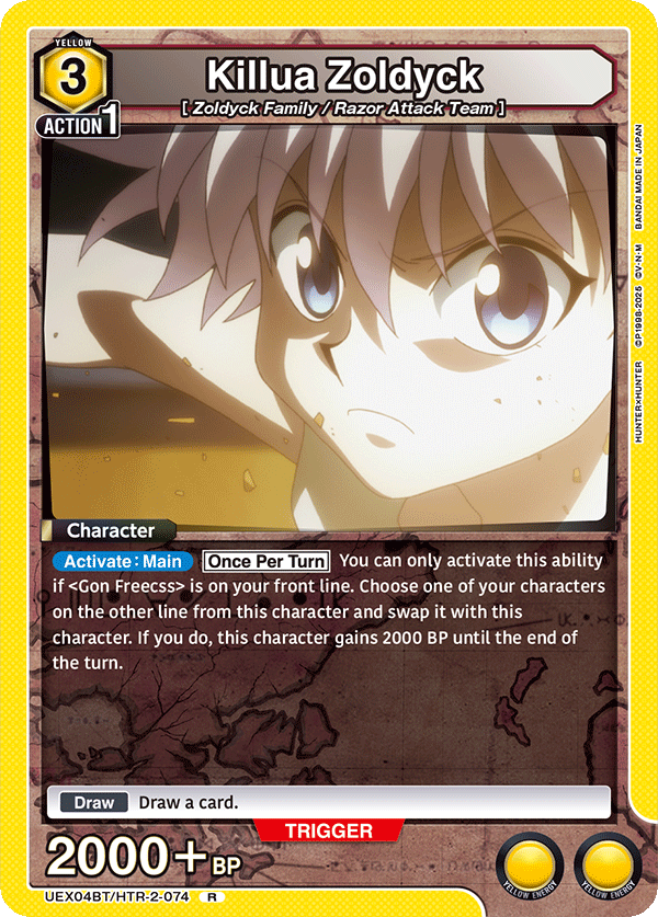 Killua Zoldyck (Character) (UEX04BT/HTR-2-074) (R)