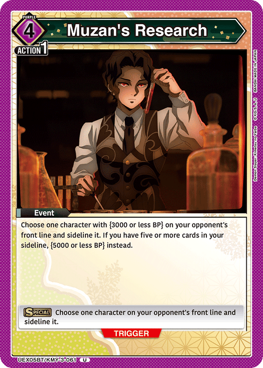 Muzan's Research (Event) (UEX05BT/KMY-3-061) (U)