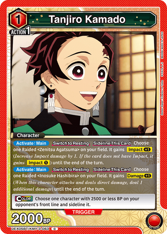 Tanjiro Kamado (Character) (UEX05BT/KMY-3-063) (C)