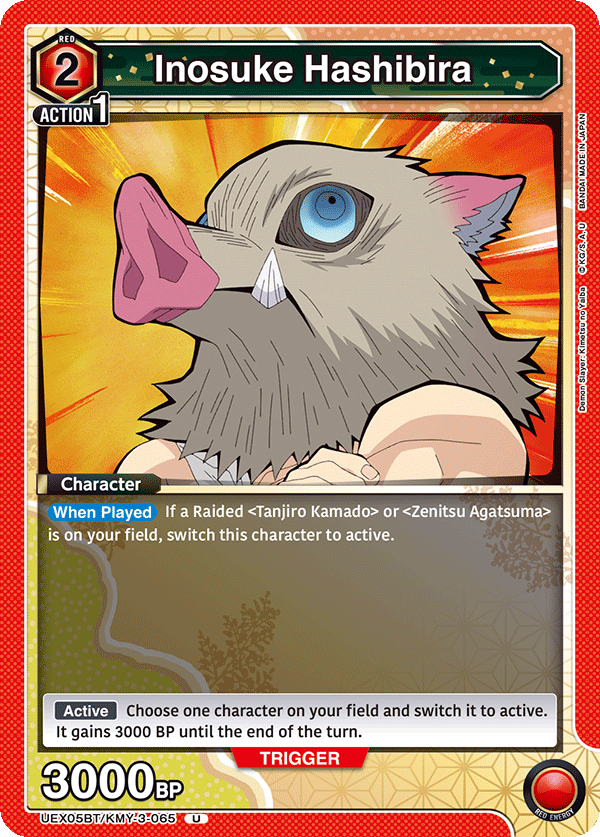 Inosuke Hashibira (Character) (UEX05BT/KMY-3-065) (U)