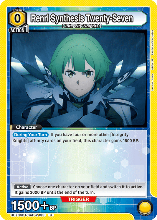 Renri Synthesis Twenty-Seven (Character) (UEX06BT/SAO-2-008) (U)