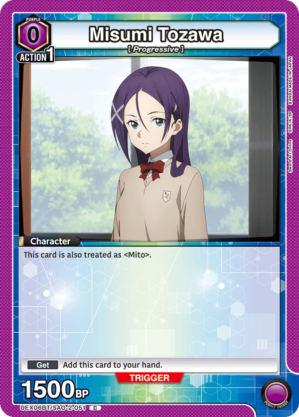 Misumi Tozawa (Character) (UEX06BT/SAO-2-051) (C)
