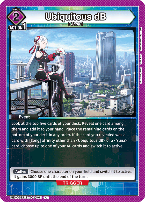 Ubiquitous dB (Event) (UEX06BT/SAO-2-061) (C)