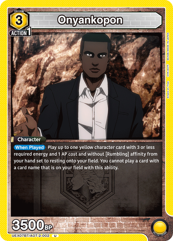 Onyankopon (Character) (UEX07BT/AOT-2-002) (UC)
