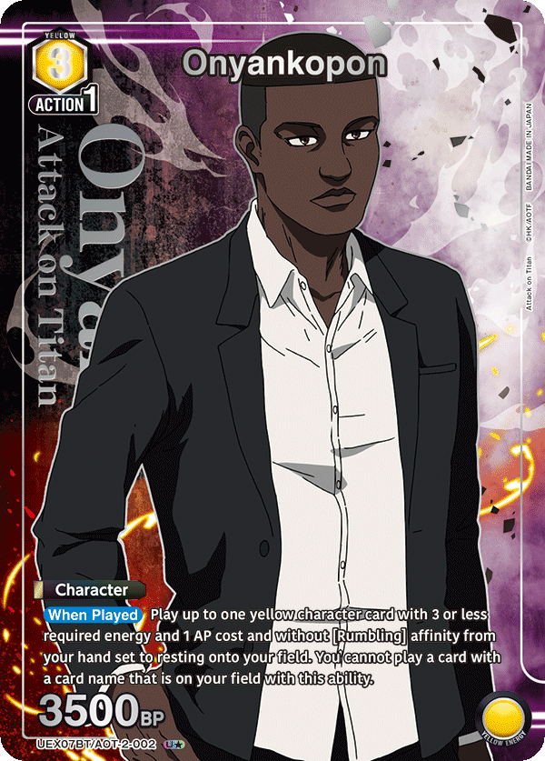 Onyankopon (Character) (UEX07BT/AOT-2-002) (UC*) (Alternate Art)