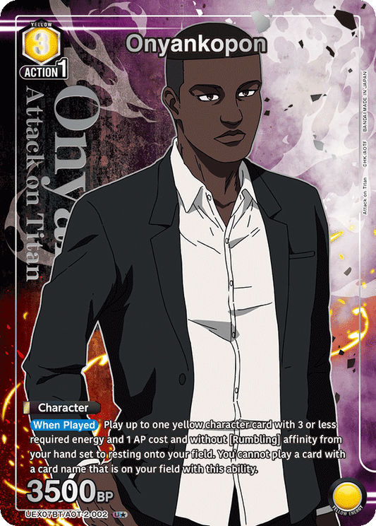 Onyankopon (Character) (UEX07BT/AOT-2-002) (UC*) (Alternate Art)