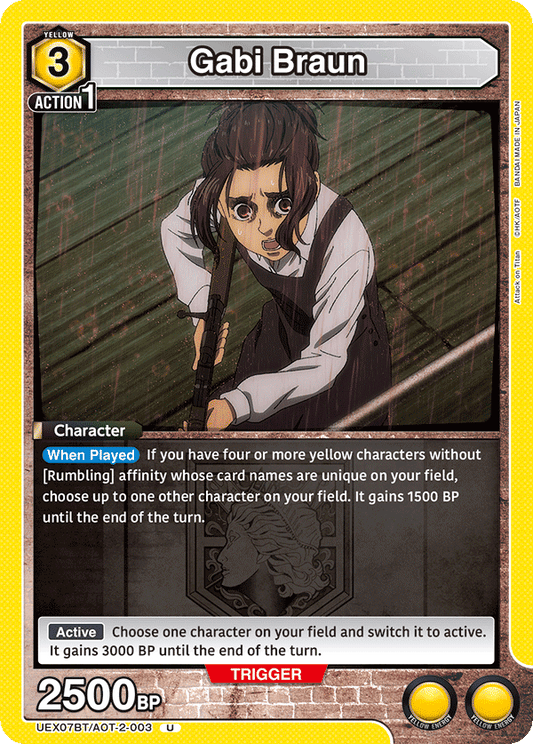 Gabi Braun (Character) (UEX07BT/AOT-2-003) (UC)