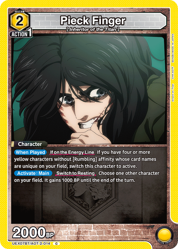 Pieck Finger (Character) (UEX07BT/AOT-2-014) (C)