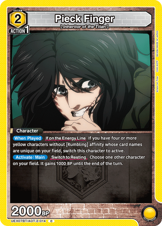 Pieck Finger (Character) (UEX07BT/AOT-2-014) (C)