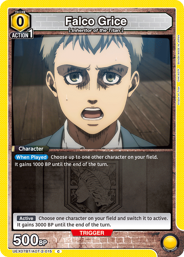 Falco Grice (Character) (UEX07BT/AOT-2-015) (C)