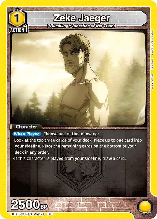 Zeke Jaeger (Character) (UEX07BT/AOT-2-024) (UC)