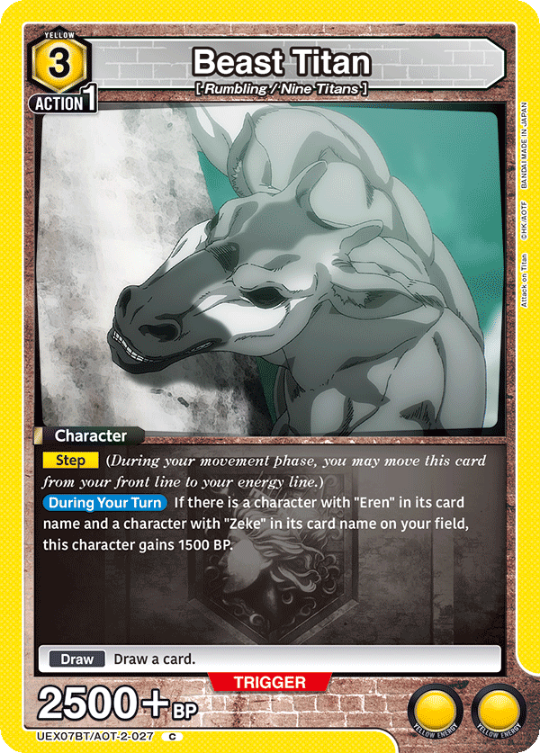 Beast Titan (Character) (UEX07BT/AOT-2-027) (C)