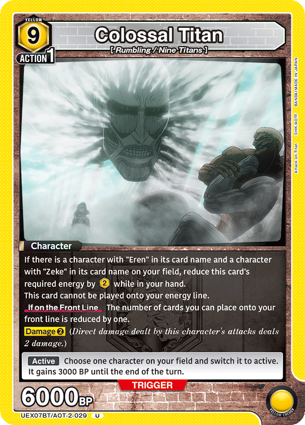 Colossal Titan (Character) (UEX07BT/AOT-2-029) (UC)