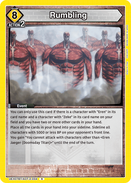 Rumbling (Event) (UEX07BT/AOT-2-034) (R)