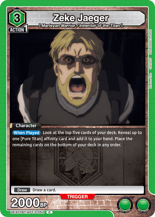 Zeke Jaeger (Character) (UEX07BT/AOT-2-052) (C)