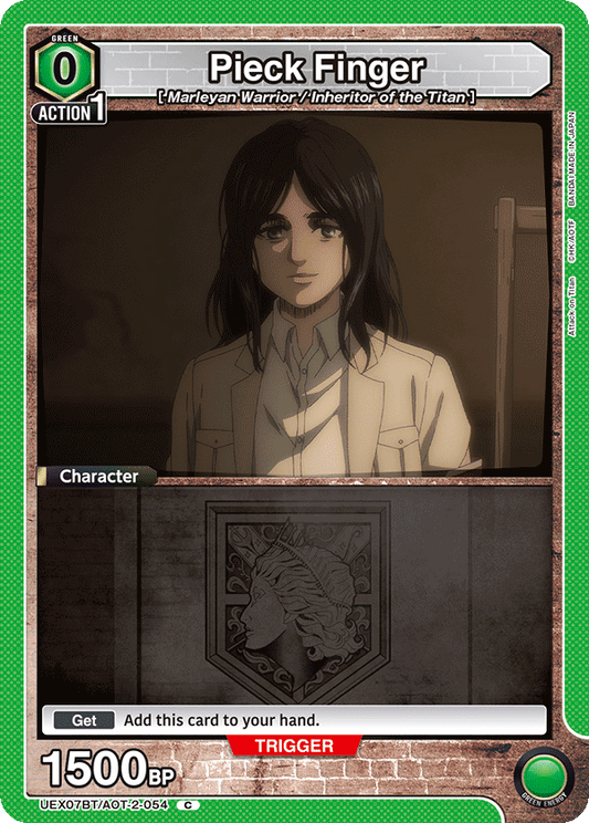 Pieck Finger (Character) (UEX07BT/AOT-2-054) (C) (Box Topper Foil)
