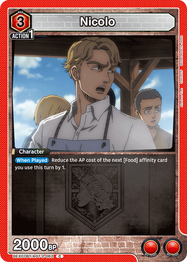 Nicolo (Character) (UEX07BT/AOT-2-062) (C)