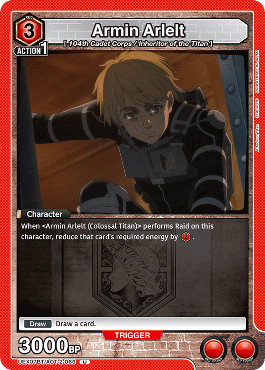 Armin Arlelt (Character) (UEX07BT/AOT-2-068) (UC)