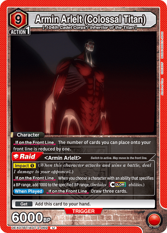 Armin Arlelt (Colossal Titan) (Character) (UEX07BT/AOT-2-069) (UC)