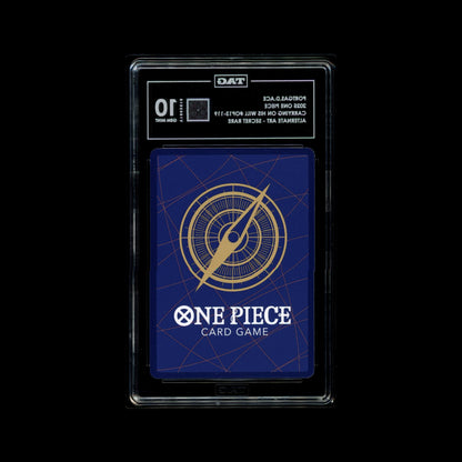 Portgas D Ace Alternate Art (OP13-119) Tag 10 (Gem Mint)