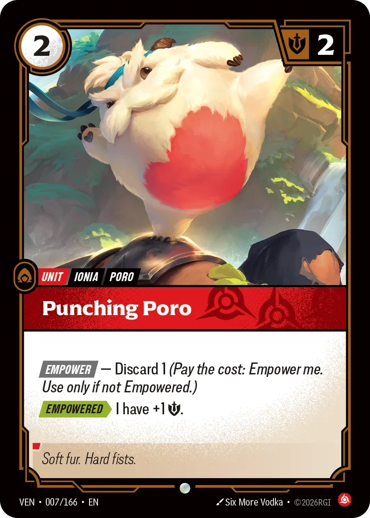 Punching Poro (Unit) (VEN-007/166) (C)