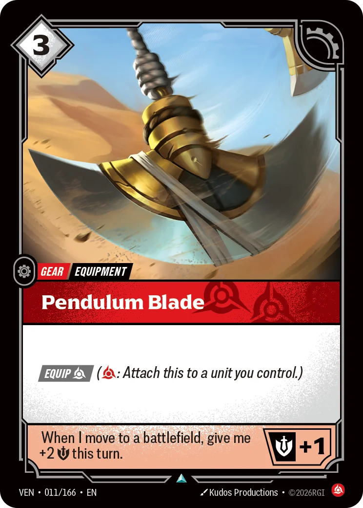 Pendulum Blade (Gear) (VEN-011/166) (U)