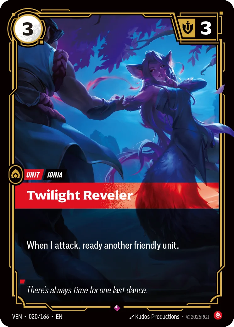 Twilight Reveler (Unit) (VEN-020/166) (R)