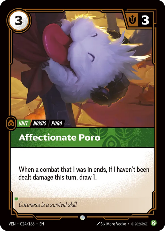 Affectionate Poro (Unit) (VEN-024/166) (C)