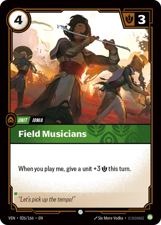 Field Musicians (Unit) (VEN-026/166) (C)