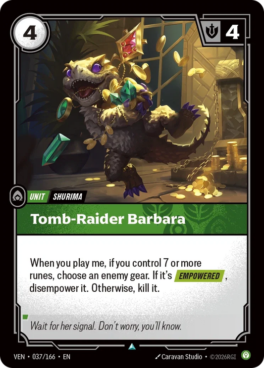 Tomb-Raider Barbara (Unit) (VEN-037/166) (U)