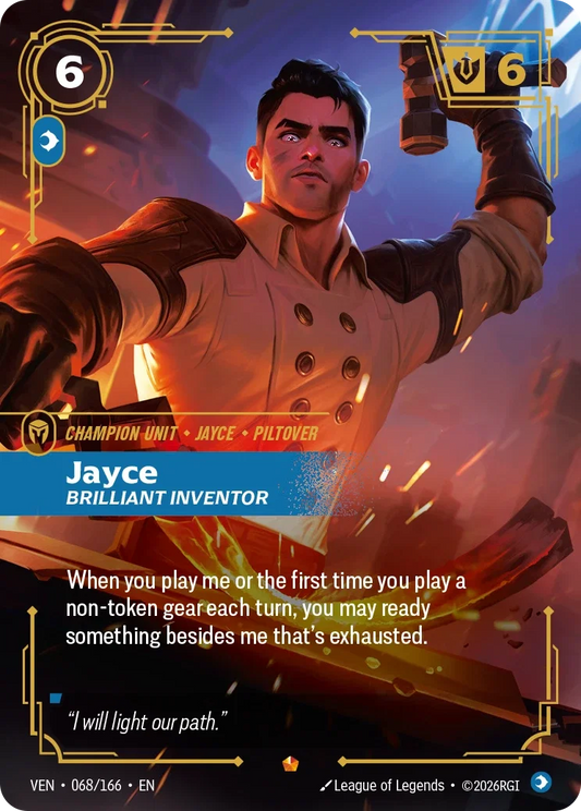 Jayce, Brilliant Inventor (Unit) (VEN-068/166) (E)