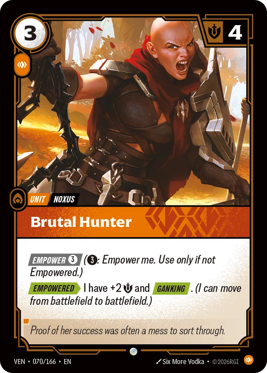 Brutal Hunter (Unit) (VEN-070/166) (C)