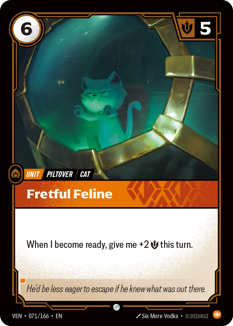 Fretful Feline (Unit) (VEN-071/166) (C)