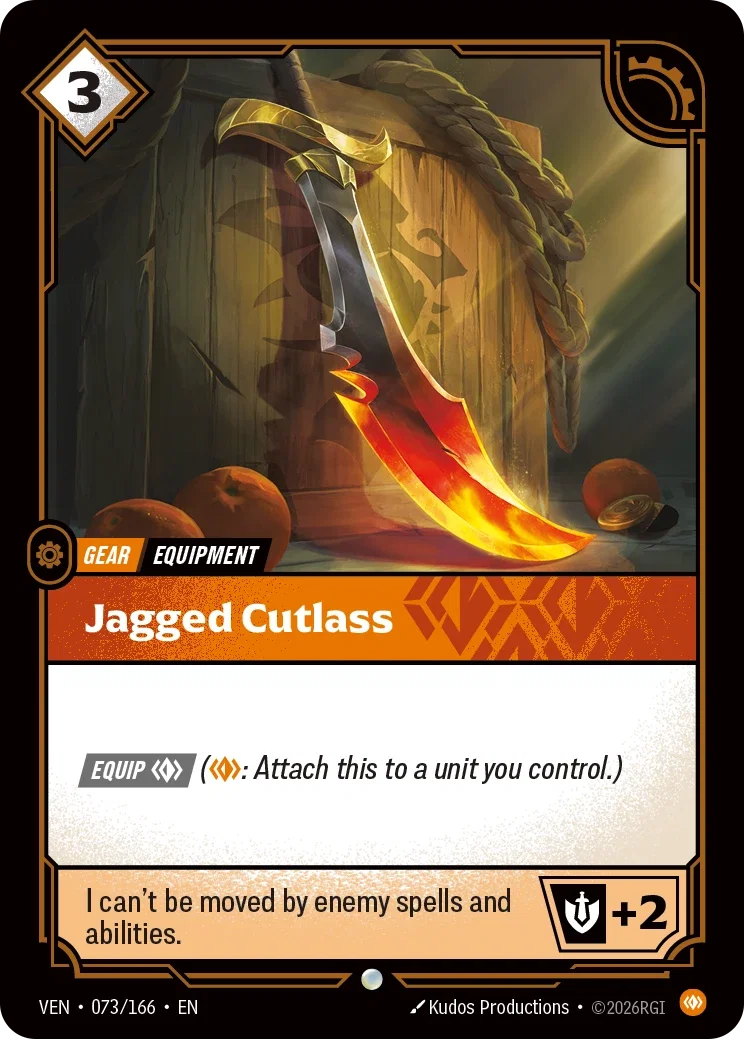 Jagged Cutlass (Gear) (VEN-073/166) (C)