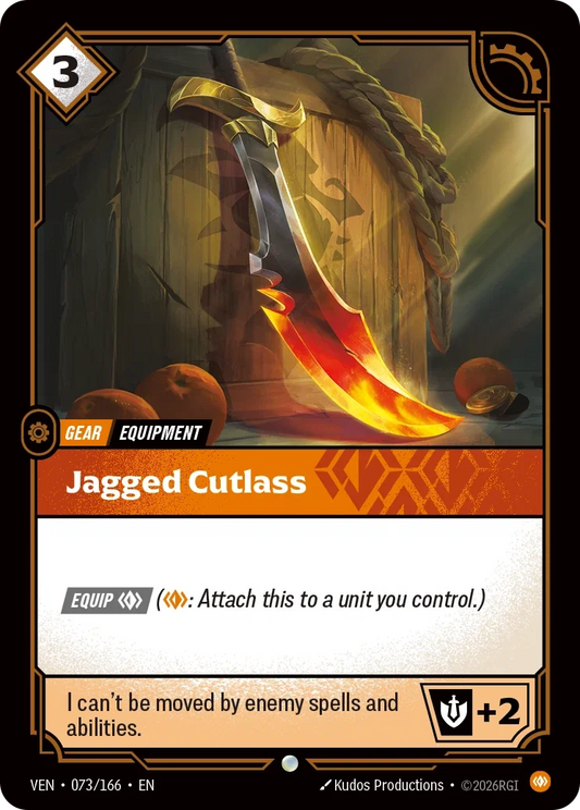 Jagged Cutlass (Gear) (VEN-073/166) (C)