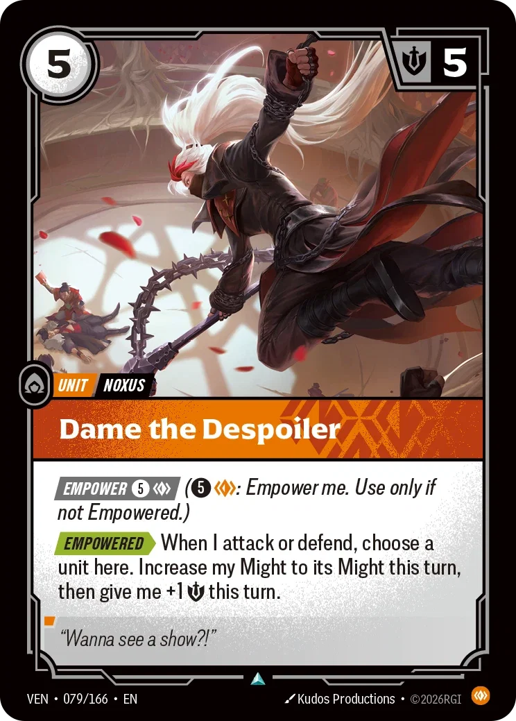 Dame the Despoiler (Unit) (VEN-079/166) (U)