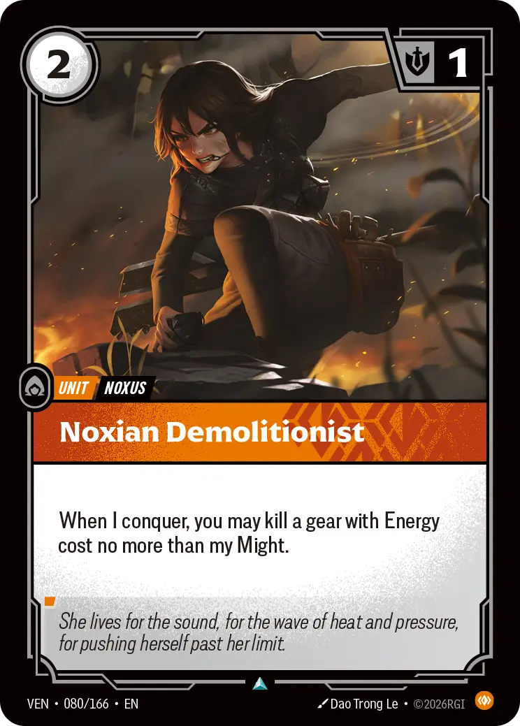 Noxian Demolitionist (Unit) (VEN-080/166) (U)