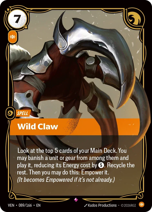 Wild Claw (Spell) (VEN-089/166) (R)