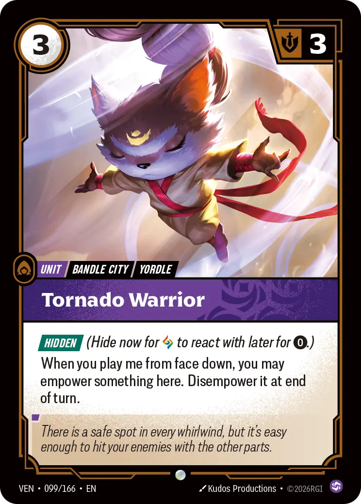 Tornado Warrior (Unit) (VEN-099/166) (C)