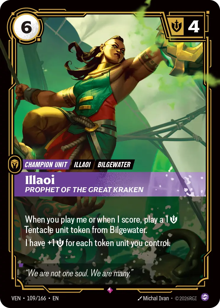 Illaoi, Prophet of the Great Kraken (Unit) (VEN-109/166) (R)