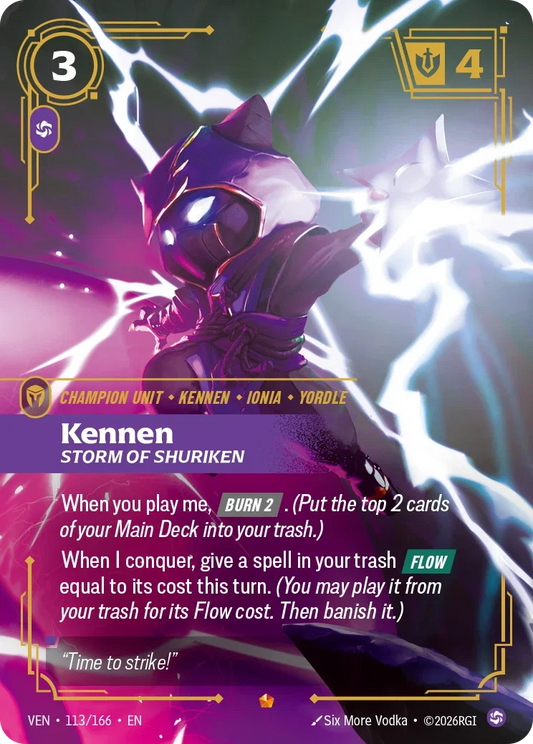 Kennen, Storm of Shuriken (Unit) (VEN-113/166) (E)