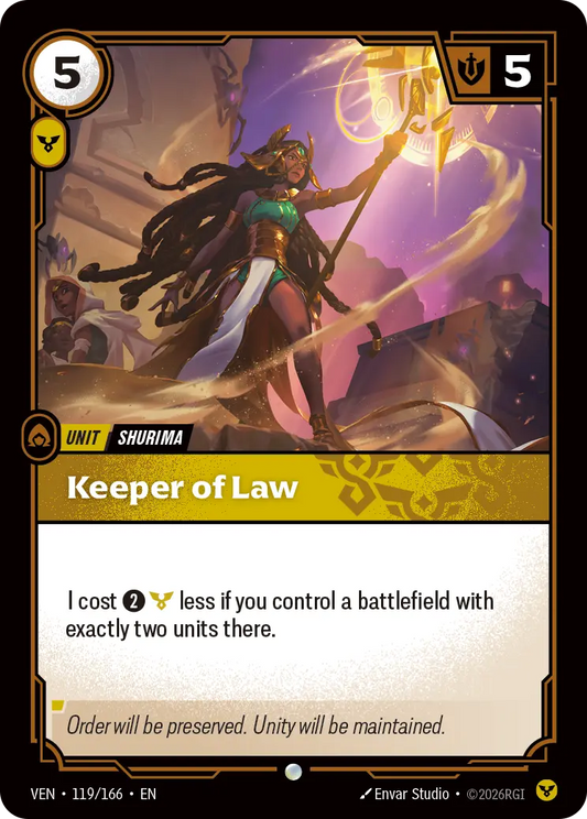 Keeper of Law (Unit) (VEN-119/166) (C)