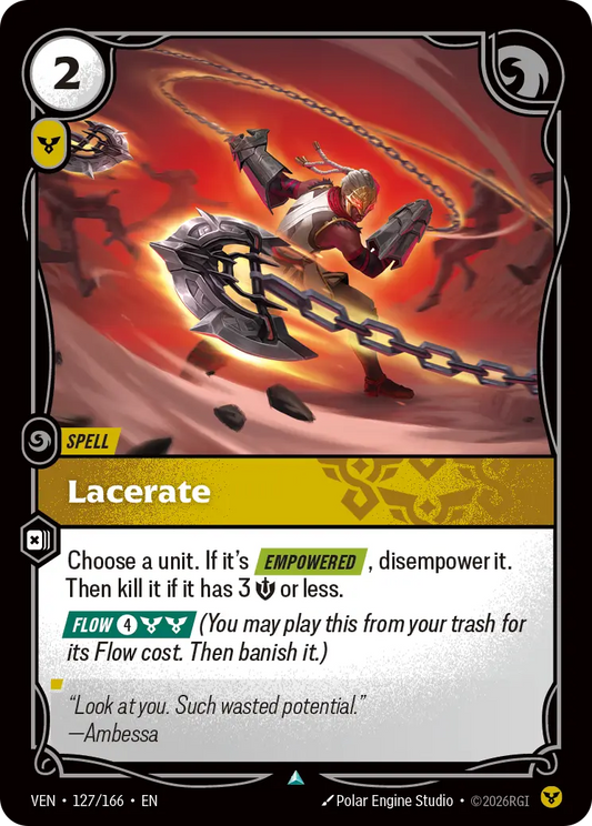 Lacerate (Spell) (VEN-127/166) (U)