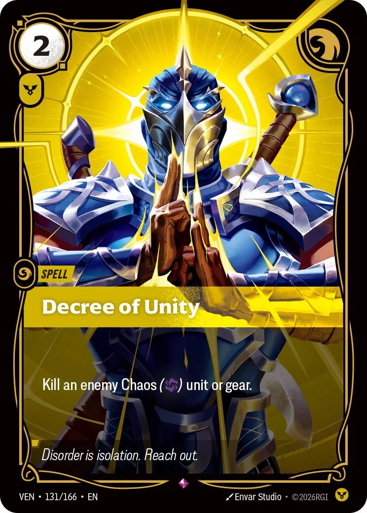 Decree of Unity (Spell) (VEN-131/166) (R)