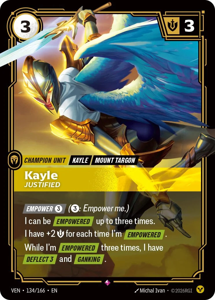 Kayle, Justified (Unit) (VEN-134/166) (R)
