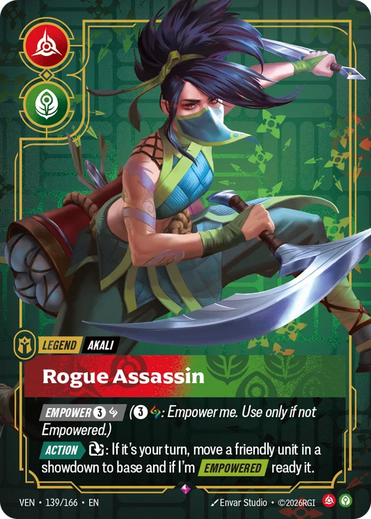Akali, Rogue Assassin (Legend) (VEN-139/166) (R)